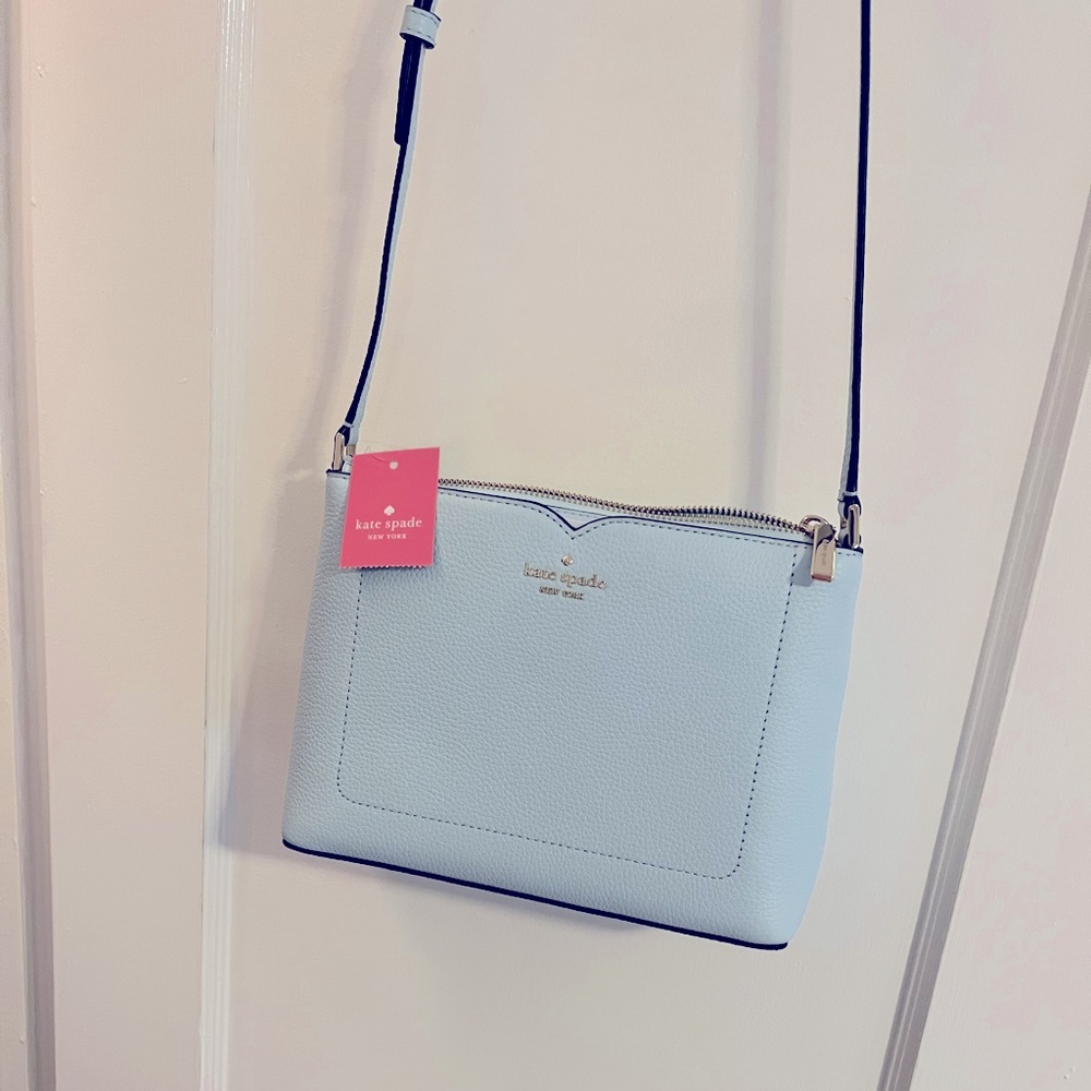 Baby Blue Leather Kate Spade Crossbody
